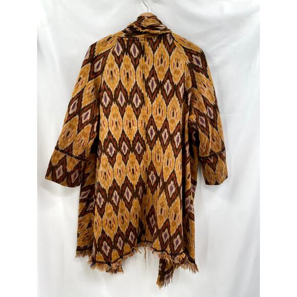 URU southwestern fringe long cardigan jacket - Picture 5 of 5